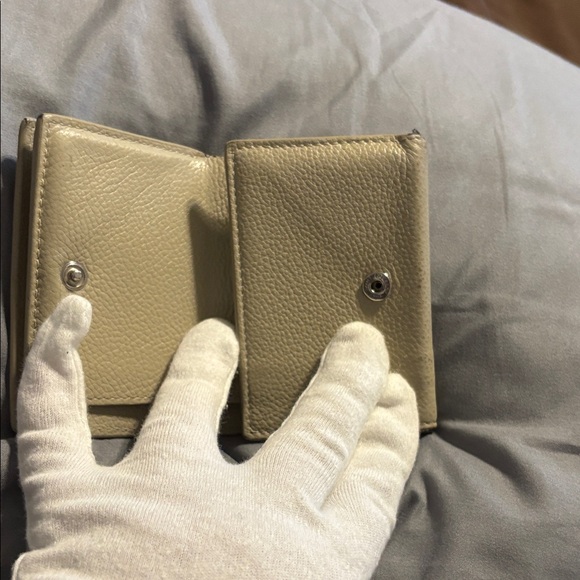 YSL Gray Compact  Wallet - Picture 3 of 12